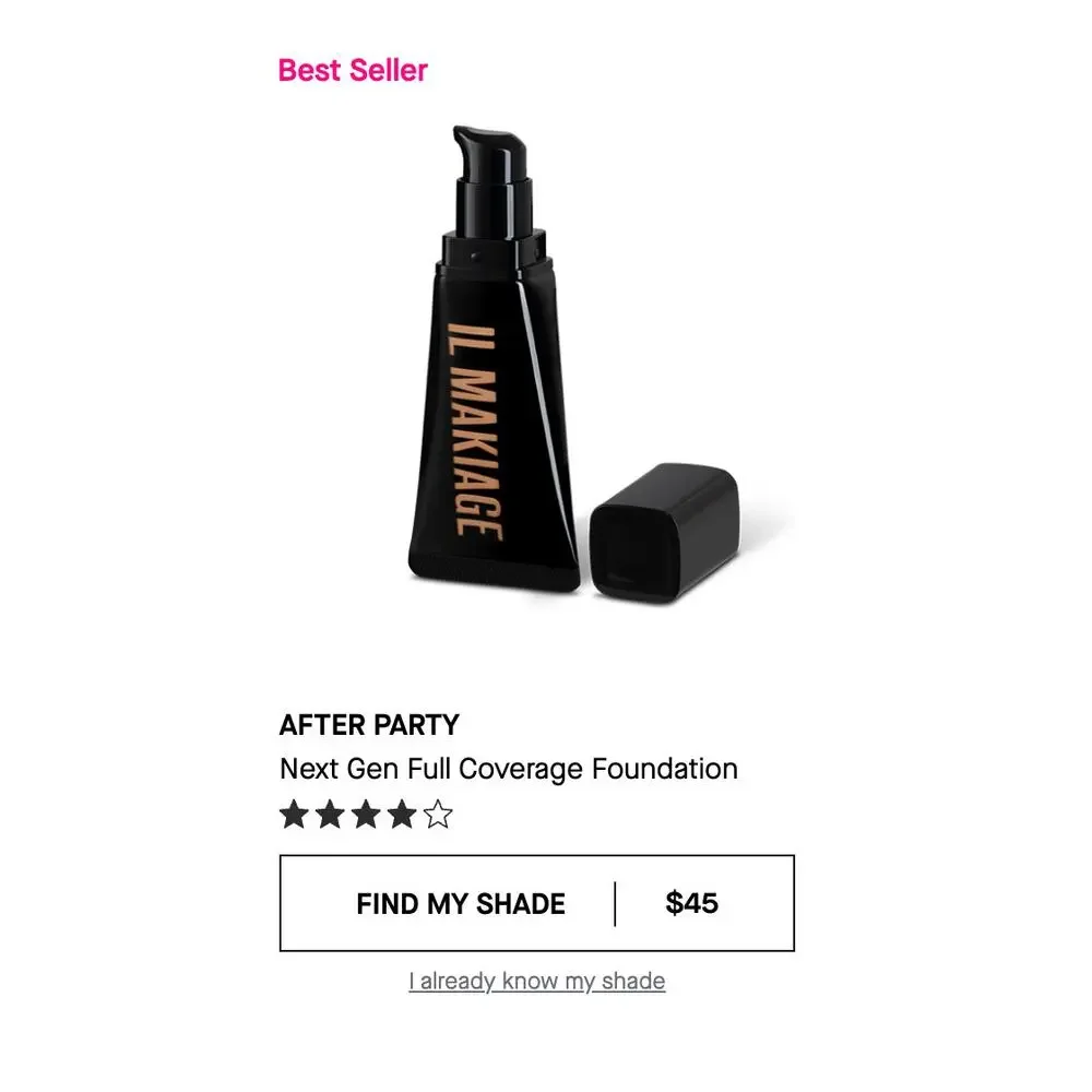 Foundation #045 AFTER PARTY 30mL NEXT GEN FULL COVERAGE
